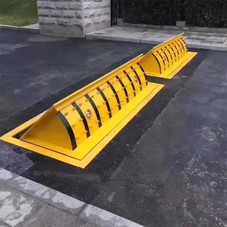 中拓路障机 液压智能升降翻板阻车器 车辆拦截系统