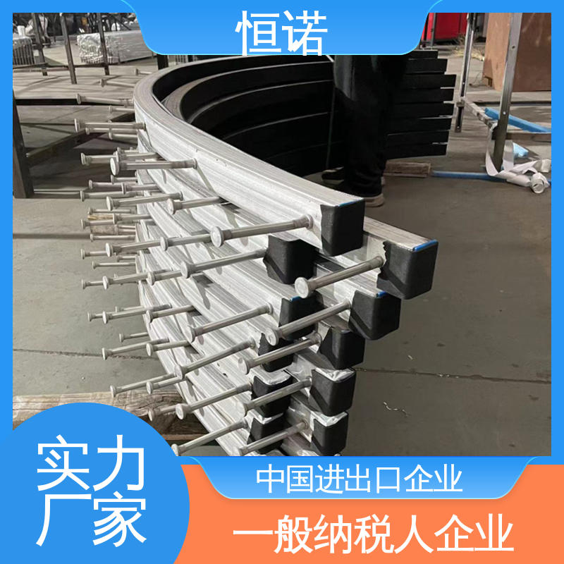 恒诺 热镀锌弧形预埋槽道 防腐性好 图纸定做 生产厂家