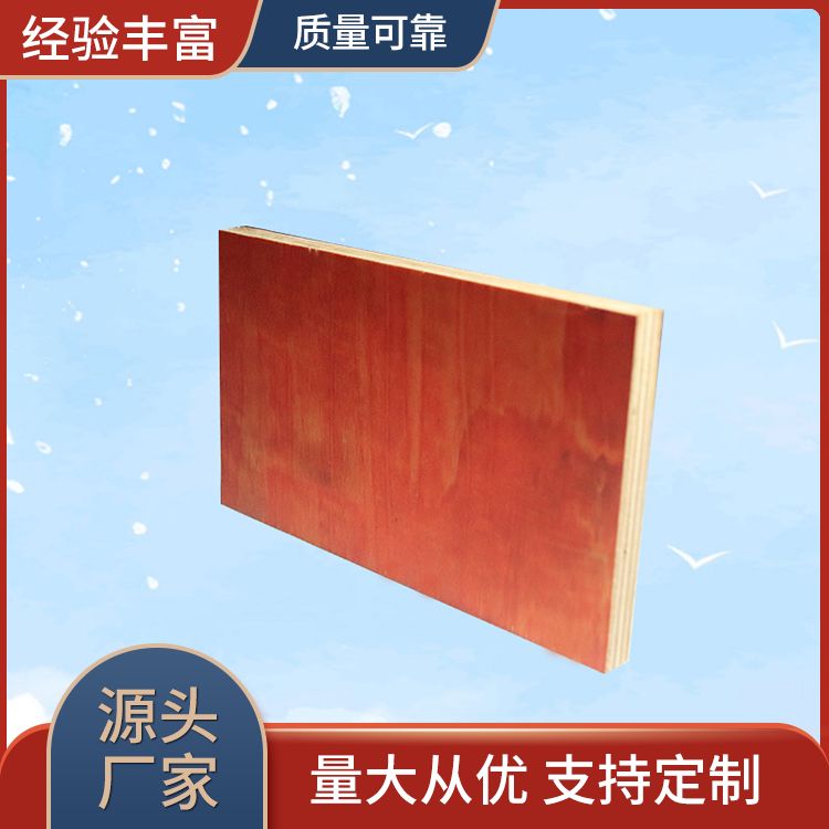 工地工程建筑模板 层次分明 安拆方便 无穿墙洞 不漏水灰狼木业