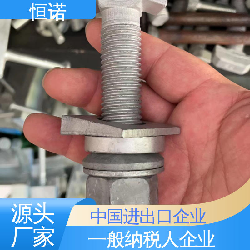 规格齐全 质量保障 热镀锌8.8级T型螺栓 订做异型件 恒诺