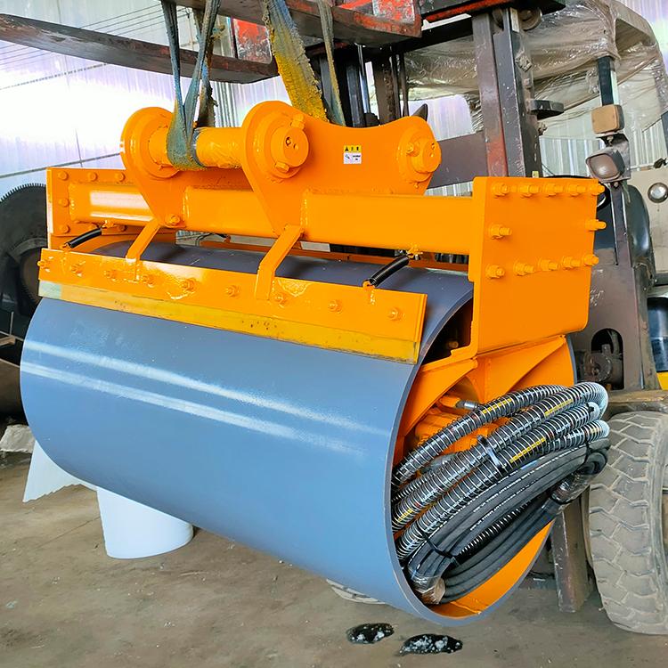 中旺 滚筒夯实机 管道建设震动夯 公路改造夯实机器