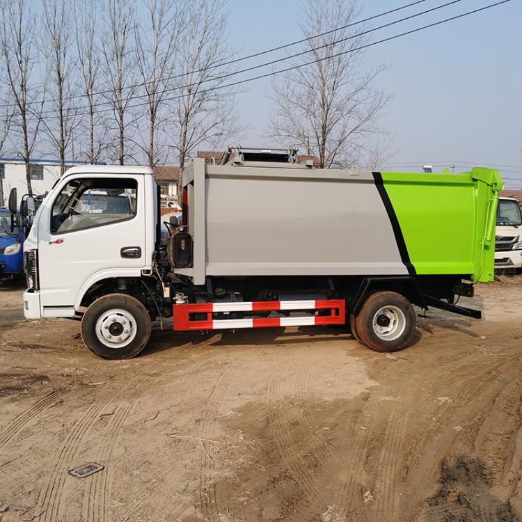 中旺 东风8方黄牌垃圾车 中大型底盘挂桶垃圾运输车 四轮垃圾收集车