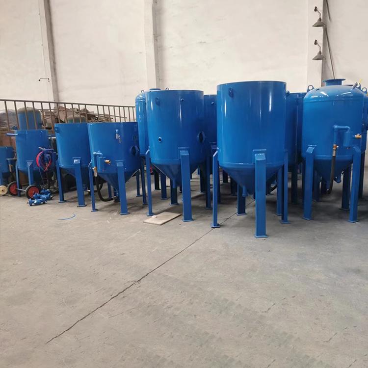 中旺 高压除锈喷砂机 油罐防腐除锈喷砂设备 小型移动式喷砂机器