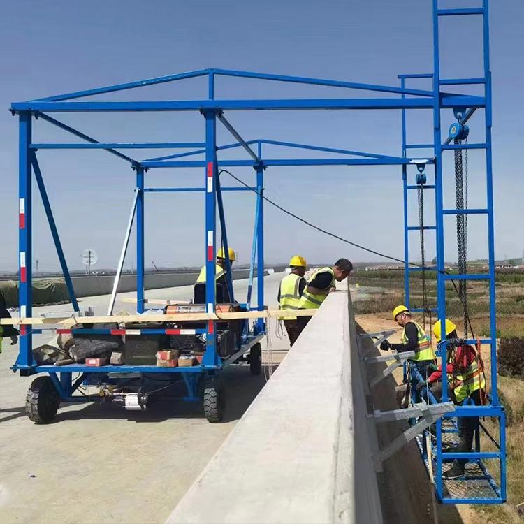 中旺 护栏模板台车 桥梁护栏式模板拆装设备可左右伸缩