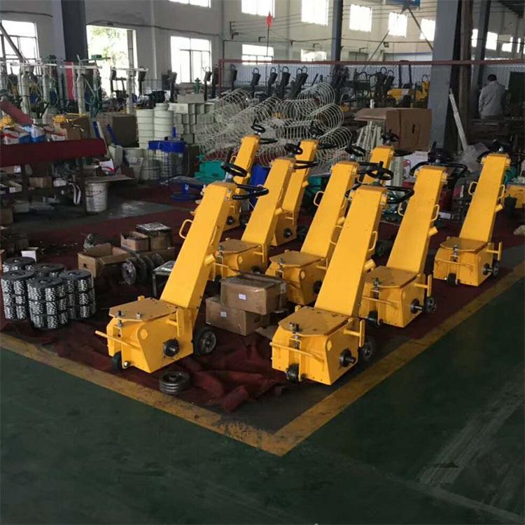 中旺 小型电动铣刨机 多功能手推路面养护机 汽油旧路面拉毛机