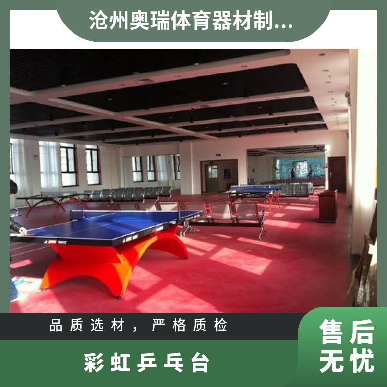 室内外彩虹乒乓球桌 乒乓球台SMC材质可来图加工制作