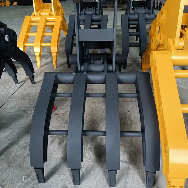 中旺 轮胎式多功能抓木机 固定式抓钢机 液压挖机行车抓