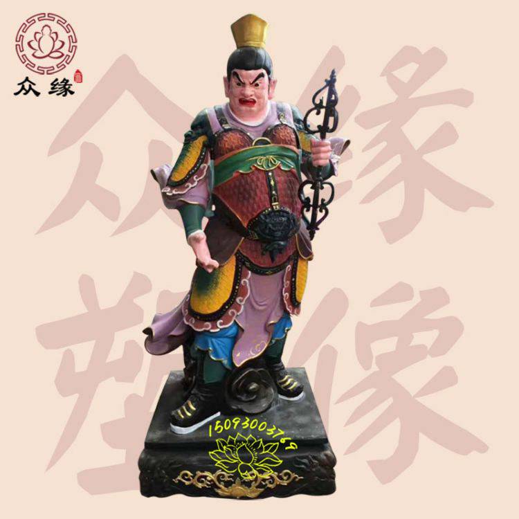树脂工艺 八大金刚佛像雕塑 四大*** 虚空藏菩萨铜像
