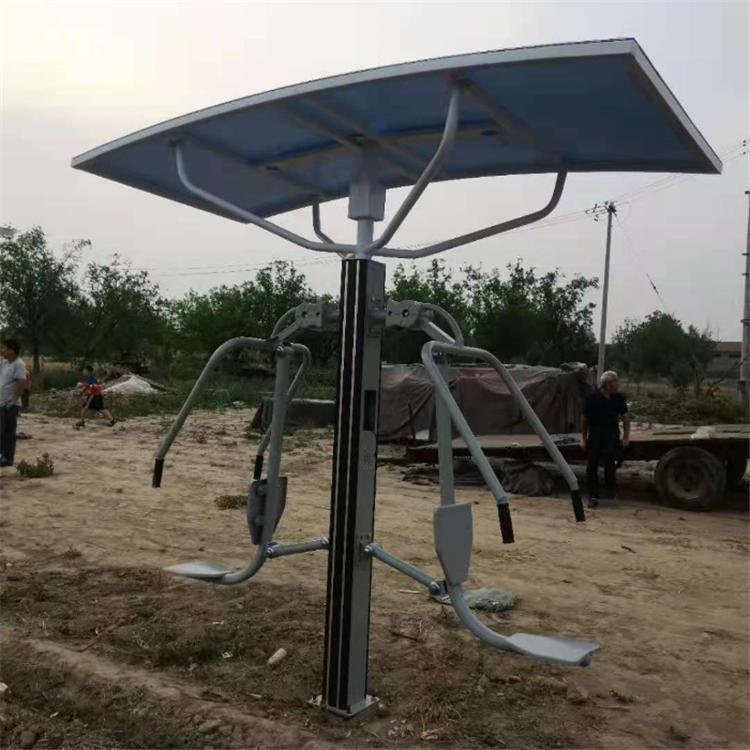 体育新型太阳能光伏供电路径户外小区公园二代智能健身器材