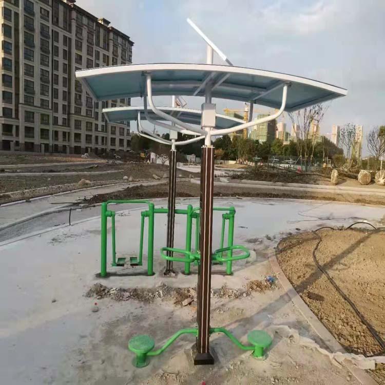 小区智能健身路劲户外智能健身器材二代跷跷板