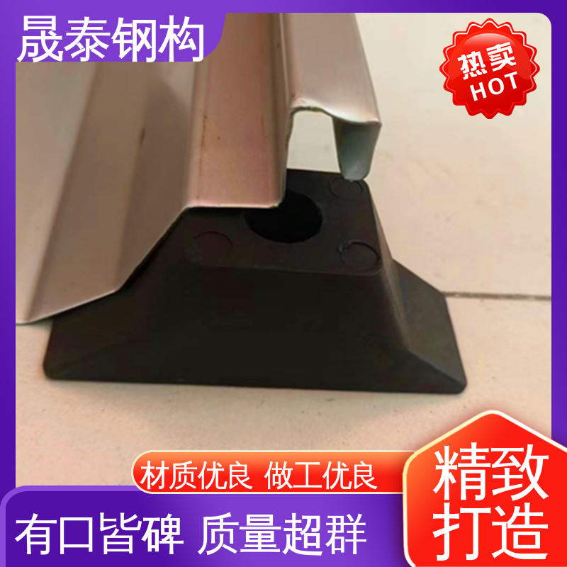 角驰型彩钢瓦封堵 屋脊挡水板 压条 全国发货 金属下铁堵 晟泰