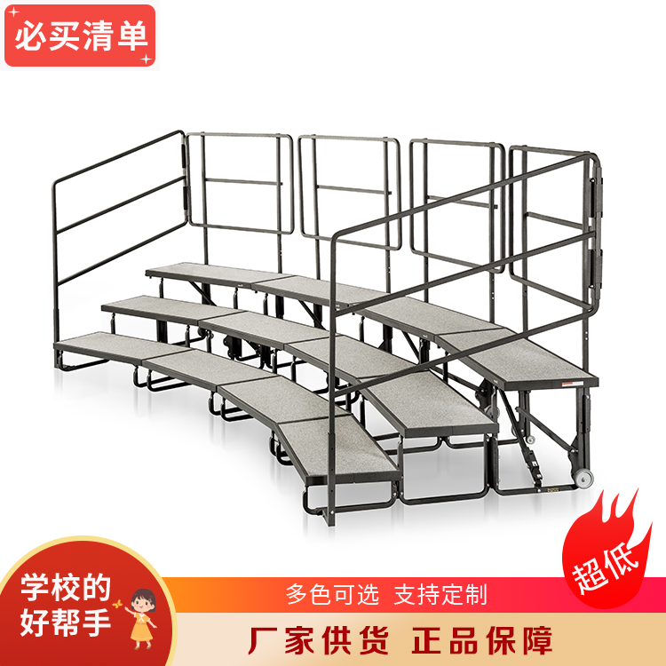 欧格思 CR 100 音乐学院合唱台 轻巧牢固易搭建 精美耐用 性价比高