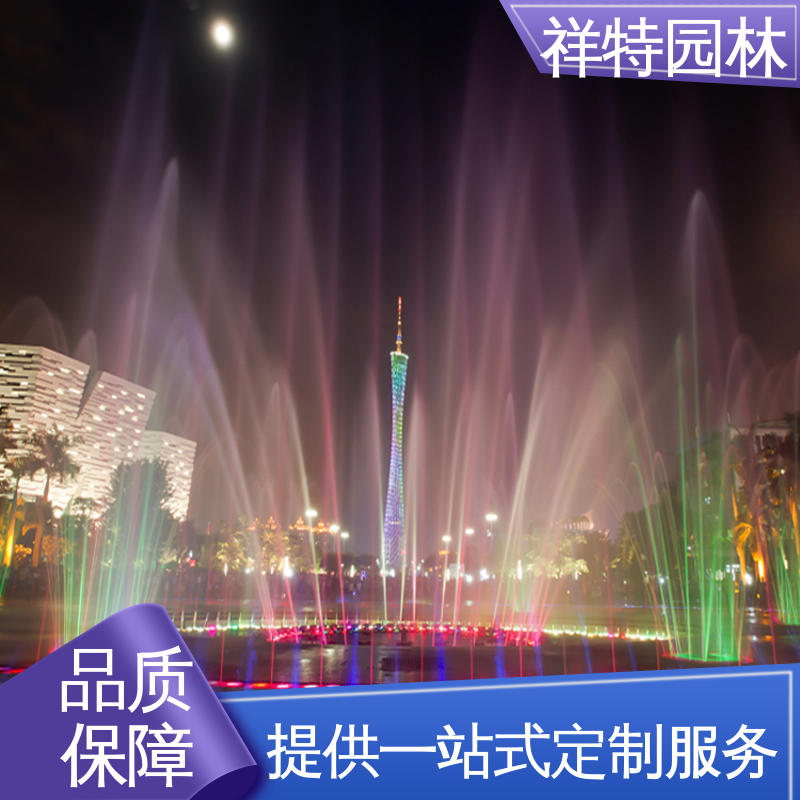 景区音乐喷泉 球形喷嘴 水景工程施工 贴心售后 祥特园林
