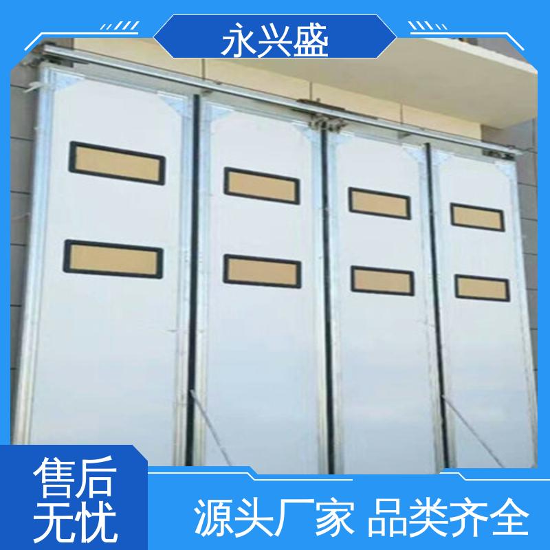 匠心优选 开拓创新 彩钢板电动折叠门 质量优越 永兴盛门控