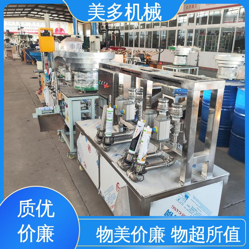 美多机械 多头 结构胶生产设备 灌胶重量准确 液体无溢出