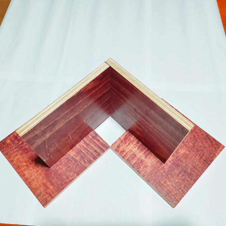 长方形 厚度10-15mm 红黑色 建筑红模板四六尺 怪兽木业工程用杉木