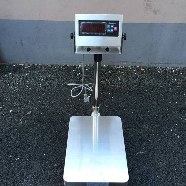 150kg不锈钢304材质耐腐蚀电子台秤 精准计量LED显示