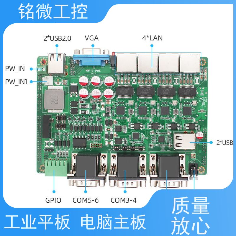 铭微工控 E-11U 3.5寸 11代主板 尺寸紧凑 接口丰富 性能稳定 性价比高
