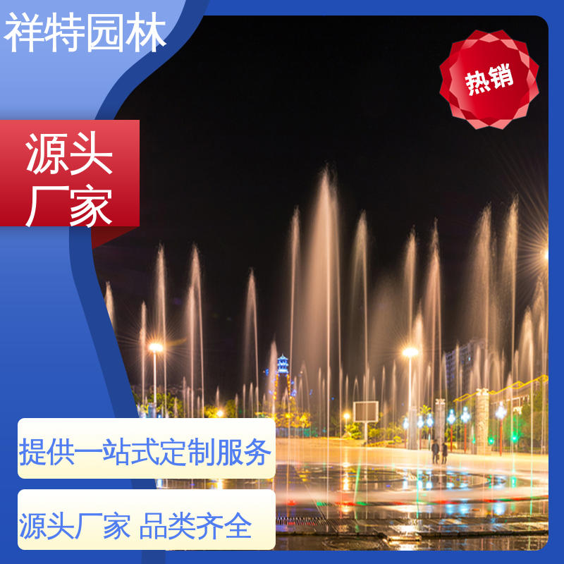 祥特园林 旱喷公司 多年经验 广场公园水景 程序电脑控制