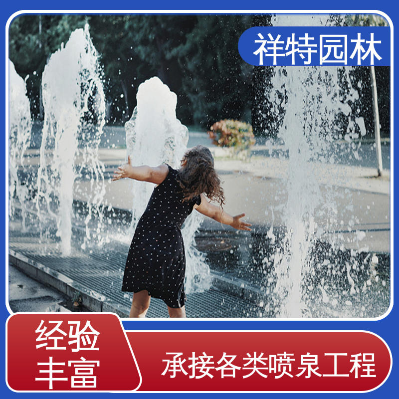 祥特园林 音乐喷泉设计 贴心售后 七彩灯光排列 工艺精良
