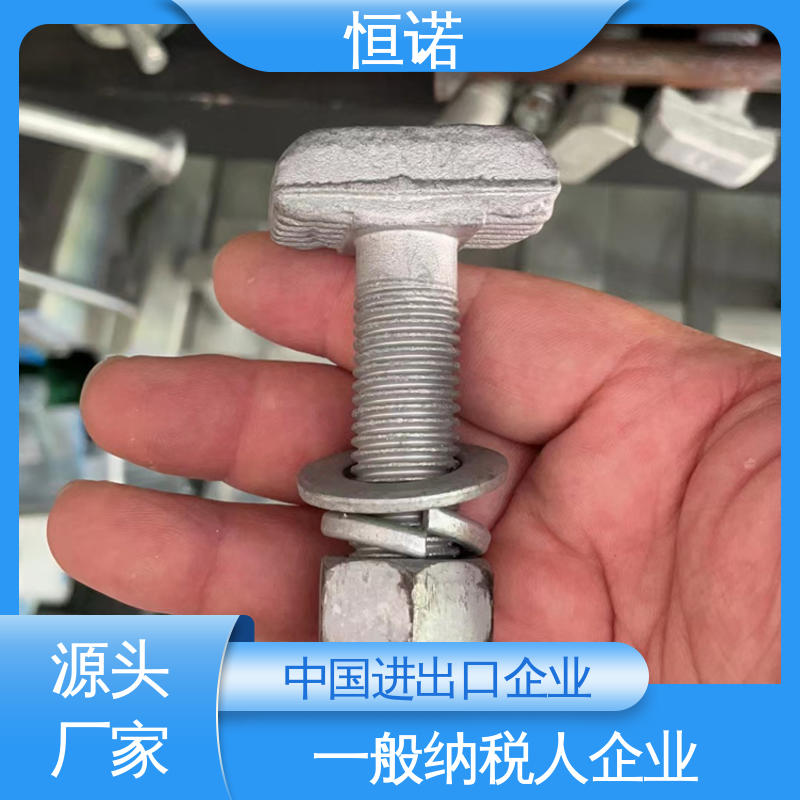 恒诺 防腐性好 哈芬槽T型螺栓8.8级 图纸定做 生产厂家