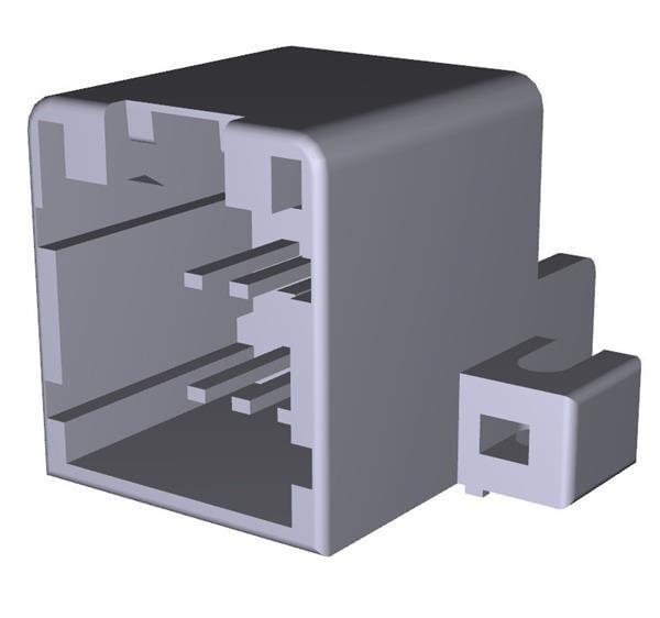 174049-2 排针、排母连接器 TE Connectivity 封装胶壳 批号22+