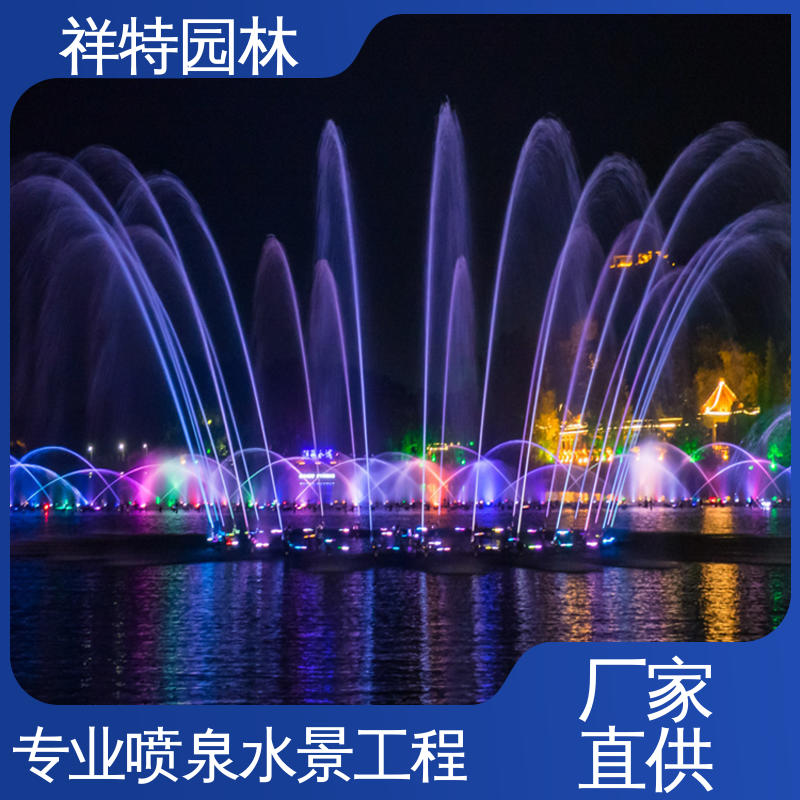 祥特园林 大型广场水幕景观 互动喷泉 多年经验 程序电脑控制
