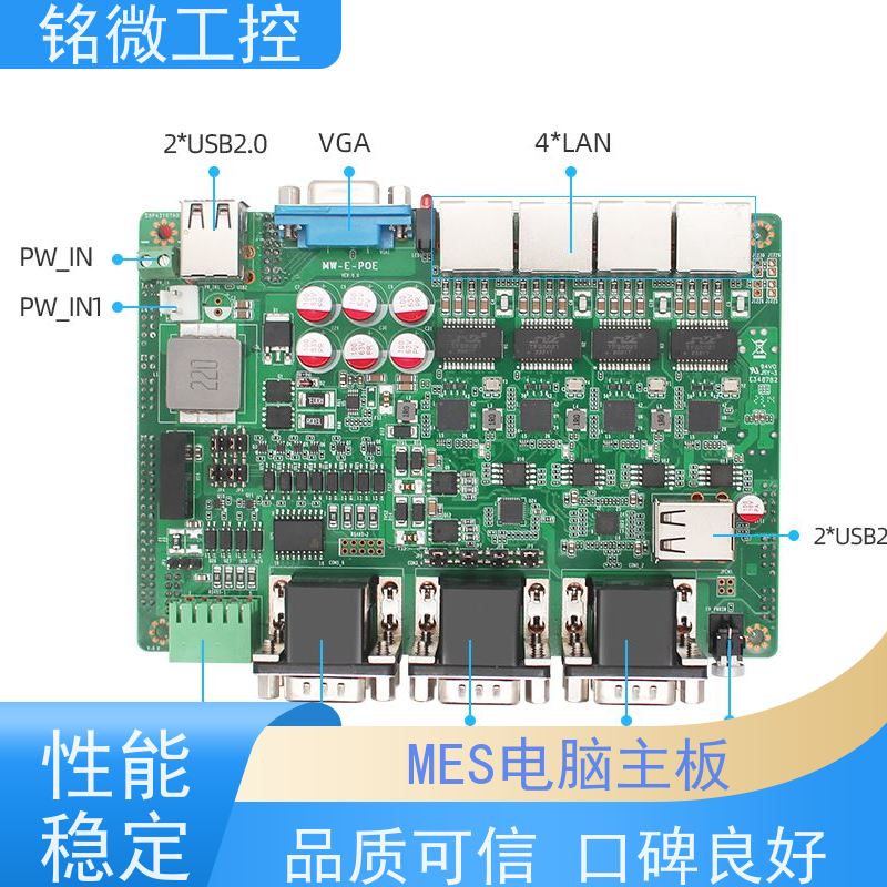 铭微工控 E-11U 3.5寸 J6412主板 尺寸紧凑 接口丰富 品质好 规格型号全