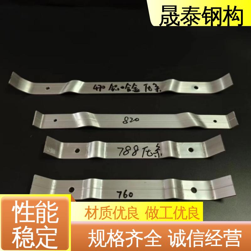 晟泰 820彩钢瓦与彩光板安装压条 厚度3.0mm 角驰钢结构檐口防风支架