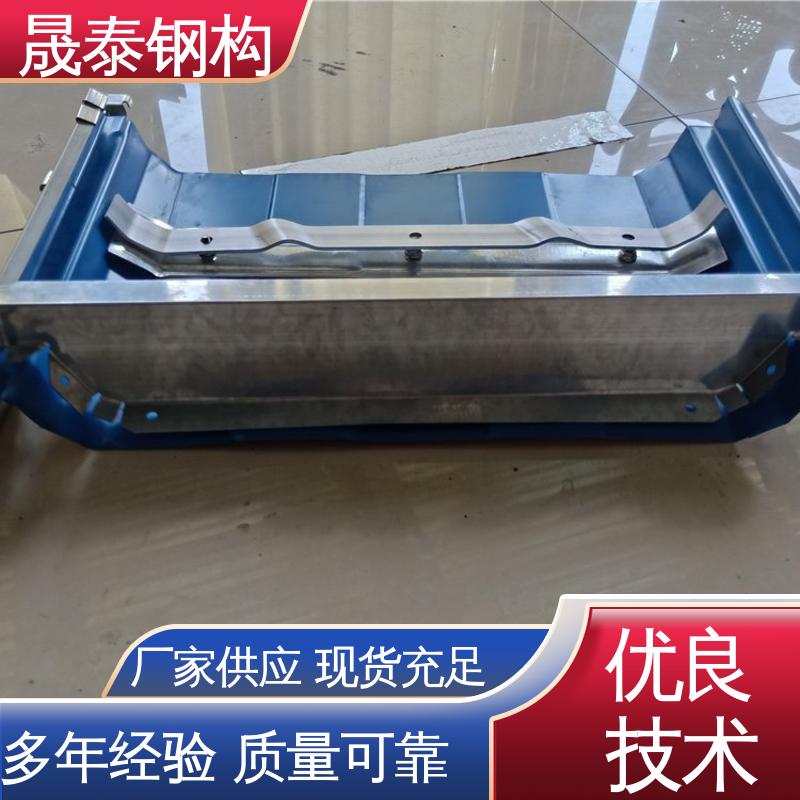 角驰钢结构檐口防风支架 铝合金压条 暗扣型 晟泰