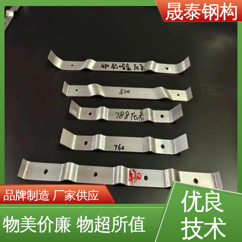 直立锁边金属屋面铝合金压条470/820/760型彩钢瓦防风抗风加固条