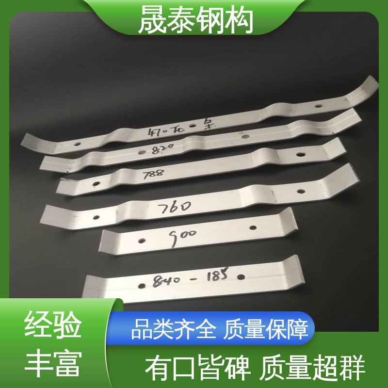 屋脊檐口封边防风固定装置 760型屋面板铝合金压条 耐锈 暗扣型 晟泰
