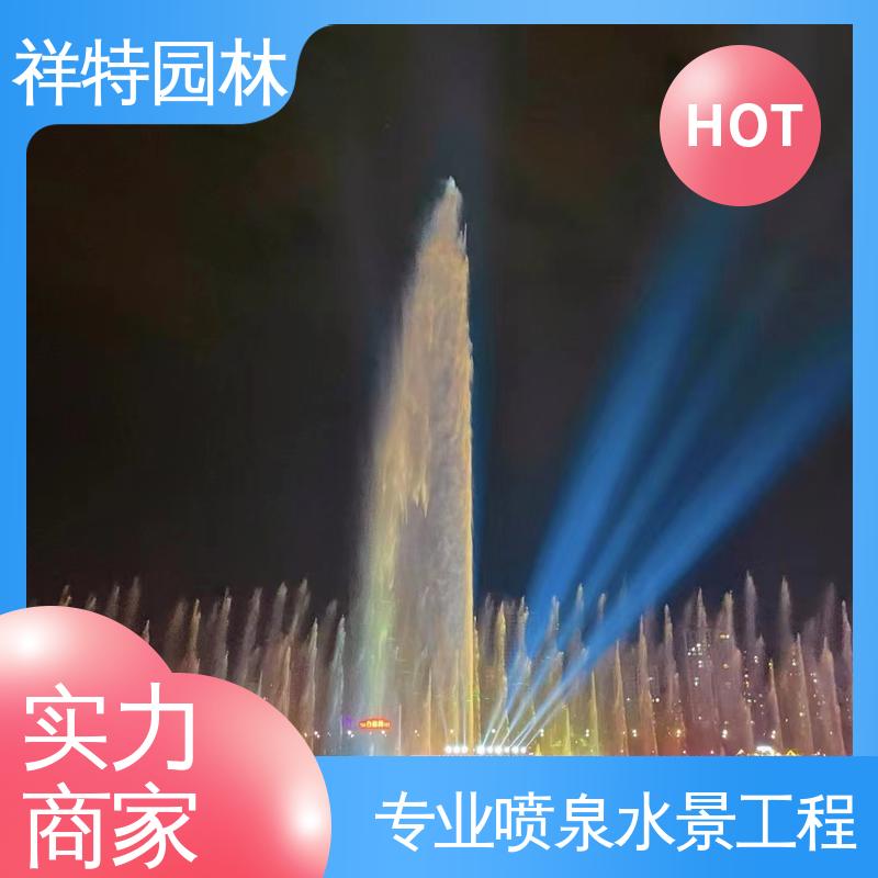七彩灯光排列 远程指导 旱喷喷泉 贴心售后 祥特