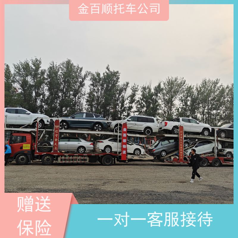 南充 眉山 宜宾 金百顺 笼车托运汽车 门对门服务 商品车运送 SUV车邮寄