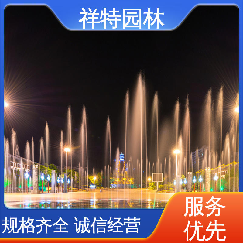 运行平稳 低压泵音乐喷泉 公园水景设备 工艺精良 祥特园林