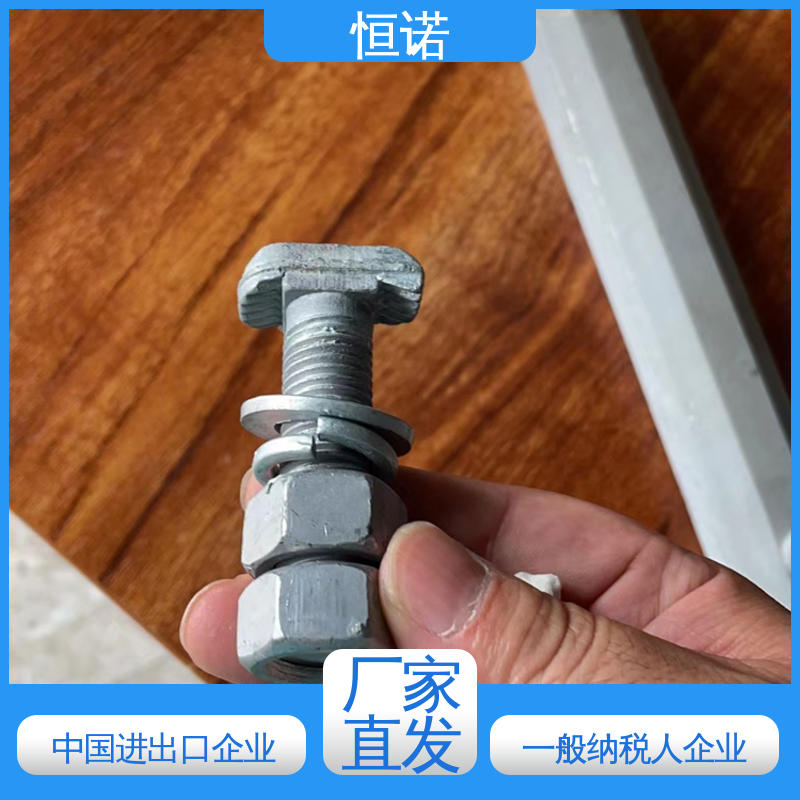 恒诺 来图定做 厂家供应 电缆哈芬槽T型螺栓 牢固耐用
