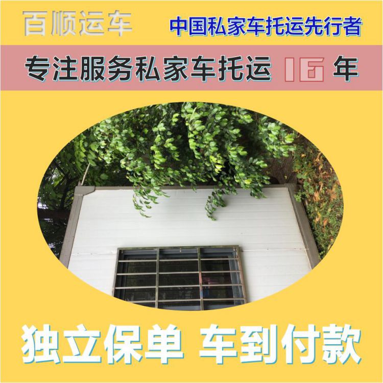 金百顺 商品车托运 天天发车 资质齐全 实时查看