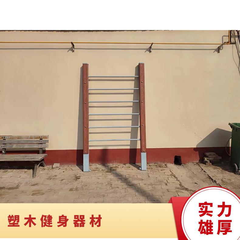户外塑木双人漫步机 国标健身器材 颜色规格均可定制