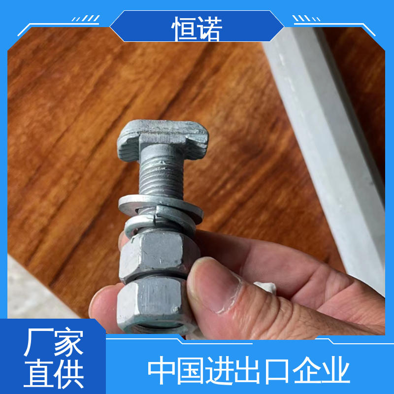 恒诺 8.8级哈芬槽T型螺栓 厂家供应 抗拉耐腐蚀 图纸定做
