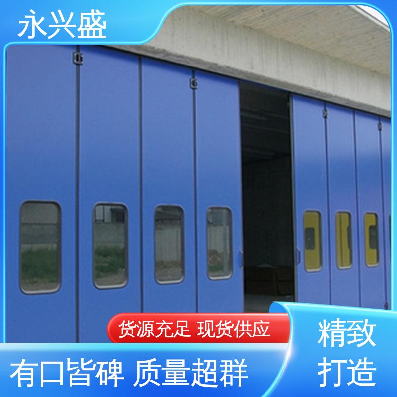 南 昌工业折叠门 彩钢板电动推拉门 抗风工业门厂家按需定制