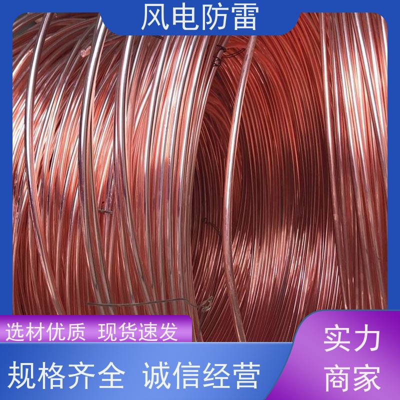 风电防雷 减少地网占用土地面积 降 阻效果好 铜包钢扁钢40*4mm