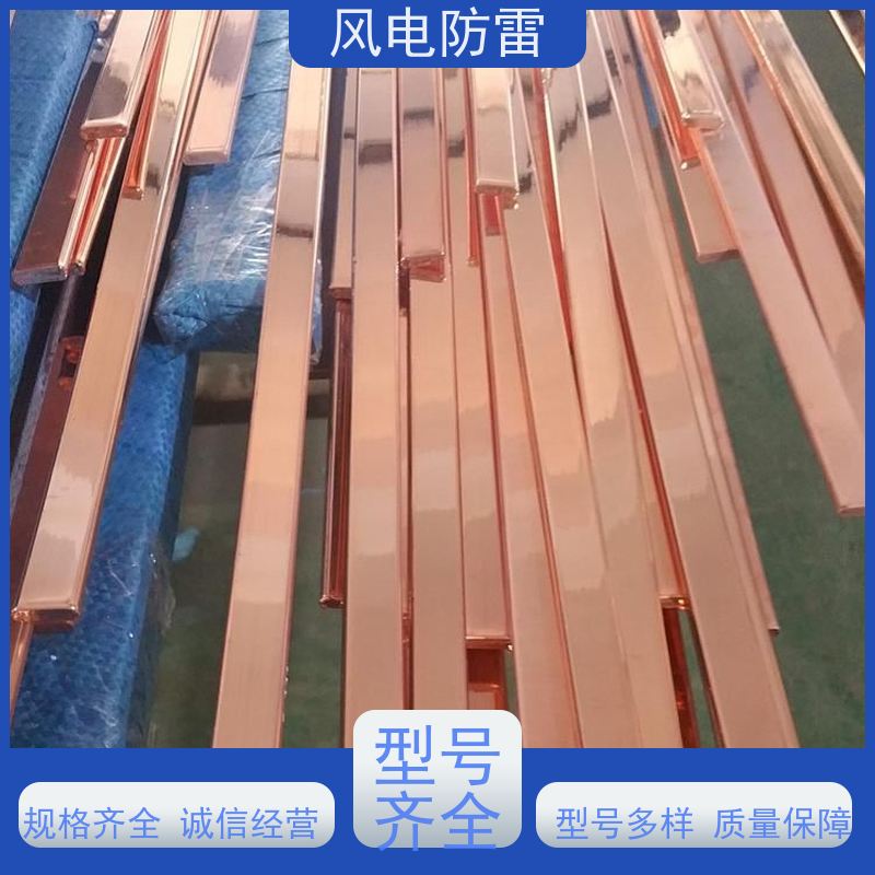 风电防雷 铜包钢扁钢50*5mm 支持定做 延长使用寿命 特殊非 金 属材料