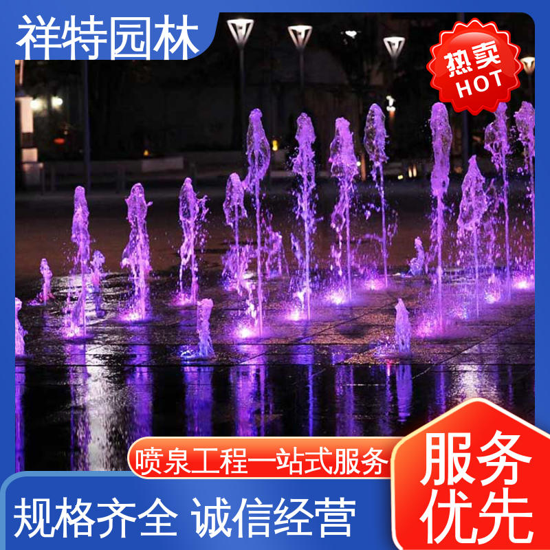 祥特园林 造型优美 公园水景设备 DMX512喷泉 经久耐用