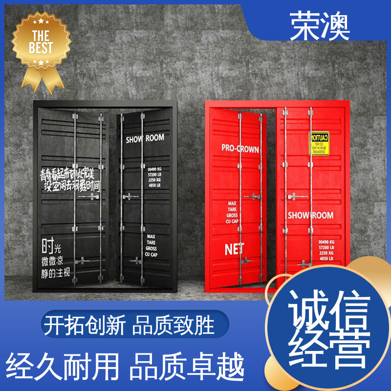 集装箱门安装便捷 美观耐腐 锁具角件 集装箱拉杆门 荣澳出售