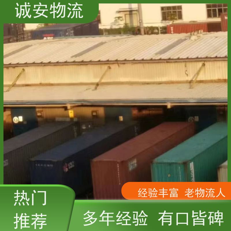诚安物流 40尺自备柜 阳江到东莞 专人跟单 一天到