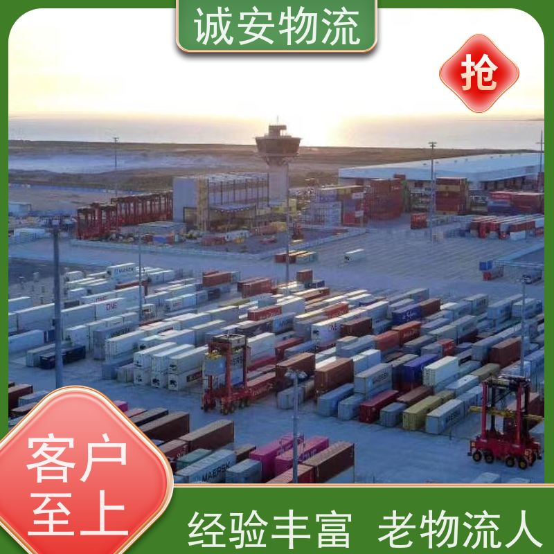 诚安物流 40尺自备柜 河源到香港 陆运送货到门 随时发车