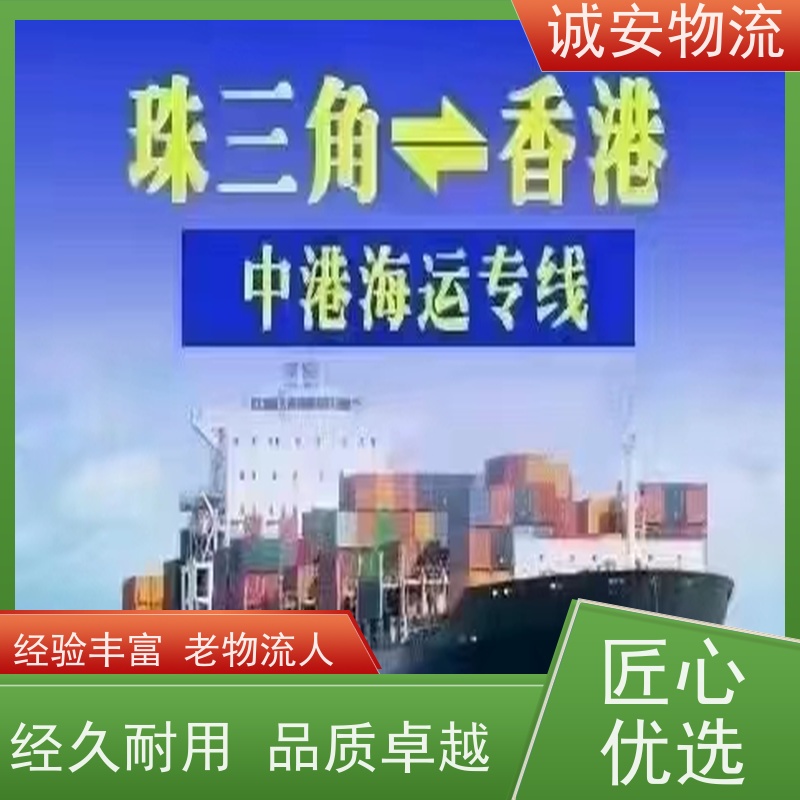 诚安物流 45尺自备柜 惠州到香港 专人跟单 随时发车
