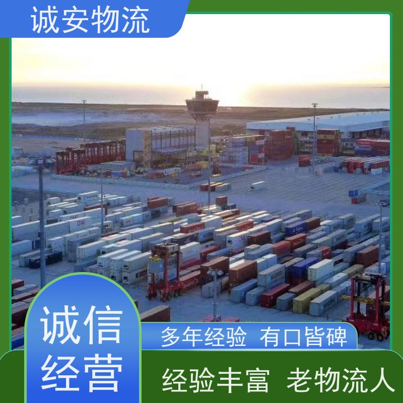 诚安物流 40尺自备柜 广州到澳门 出口报关 随时发车