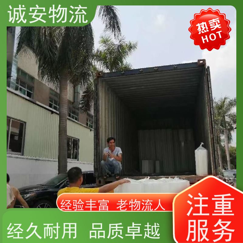 诚安物流 40尺自备柜 阳江到深圳 陆运送货到门 随时发车