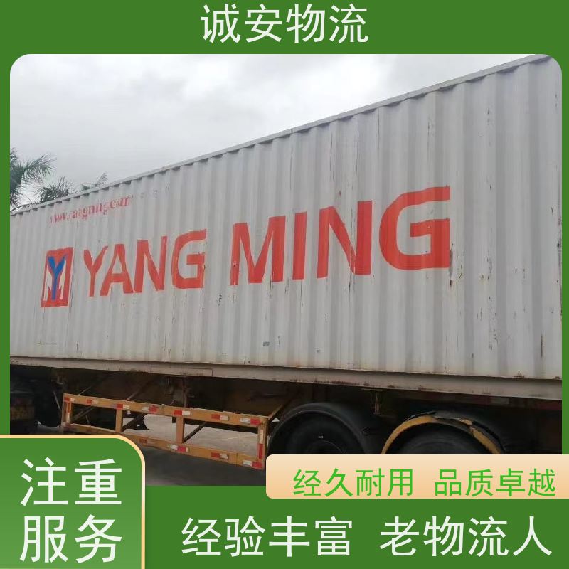 诚安物流 吊机车 河源到深圳 陆运送货到门 一天到